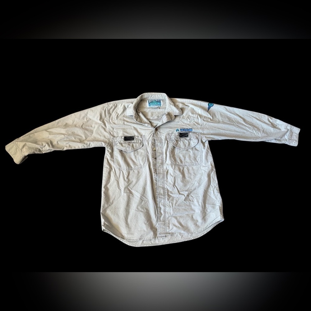 Bugle Boy Tan Shirt with Embroidered Logo